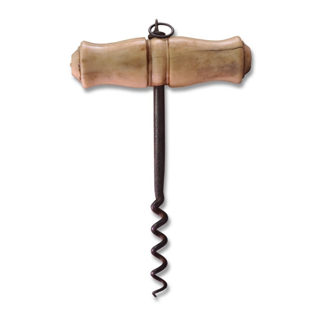 descorchador en forma de t
